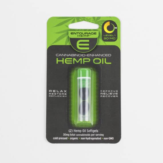 Entourage | Hemp Cannabinoid Capsules 2 Count | 30mg CBD